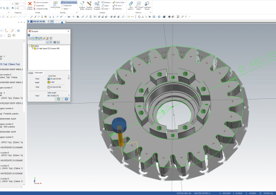 Professional Mastercam programmer working on a computer, delivering expert CNC programming solutions for precision machining across various industries