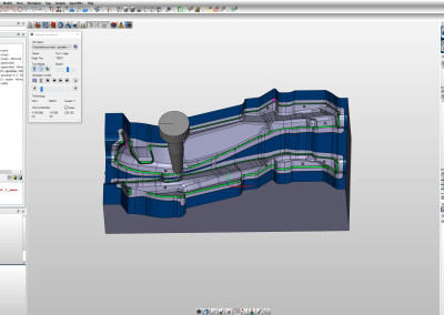 Dedicated Hypermill programmer working on advanced CNC codes for 3-5 axis mills and lathes, ensuring precise and tailored solutions for a range of industries